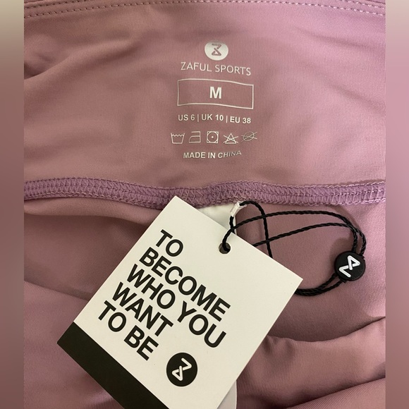 ZAFUL SPORT - Ballerina Calf Tie Leggings - Picture 4 of 4